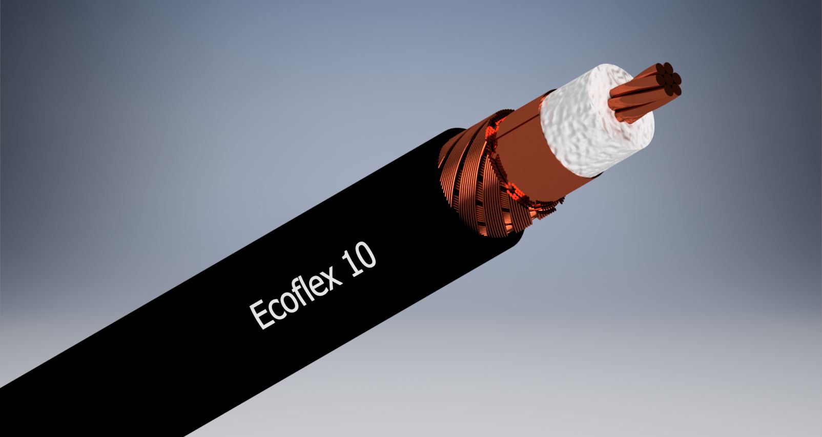 Ecoflex 10 coaxial cable