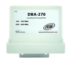 DBA270 masthead preamplfier for 144/432 side view