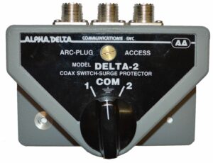 Alfa Delta 2B 2 Way coax switch - SO239